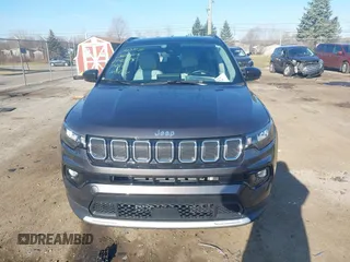2022 Jeep Compass High Altitude with VIN 3C4NJDCB6NT197452, listed as a IAAI auction lot 41892361 with Not Provided miles and . Bid and sale history available at DreamBid. Image 11.
