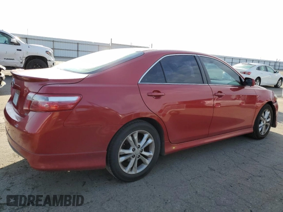 2007 Toyota Camry CE with VIN 4T1BE46K27U052500, listed as a Copart auction lot 48598435 with 217,873 mi miles and Salvage Title. Bid and sale history available at DreamBid. Image 3.