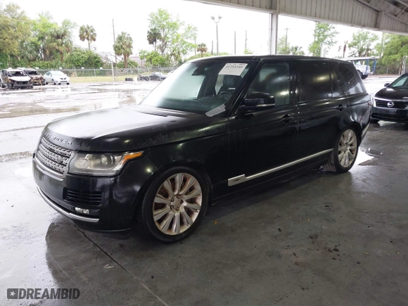 2015 Land Rover Range Rover Supercharged with VIN SALGS3TF4FA214673, listed as a IAAI auction lot 41753240 with 61,450 mi miles. Bid and sale history available at carsss.com. Image 17.