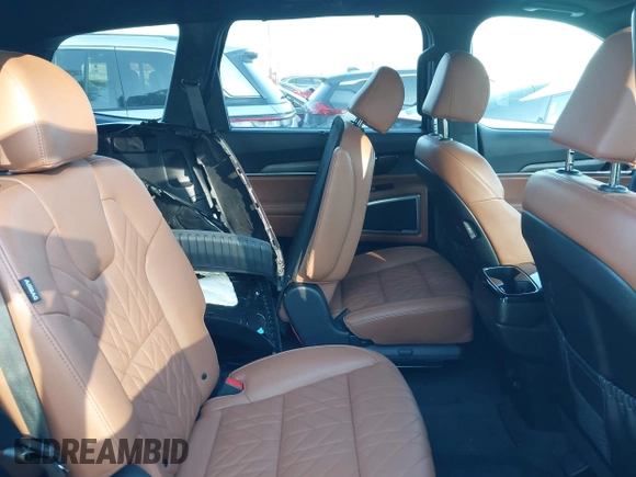 2024 Kia Telluride EX X-Line with VIN 5XYP3DGC1RG500768, listed as a IAAI auction lot 41587785 with 11,797 mi miles and . Bid and sale history available at DreamBid. Image 8.