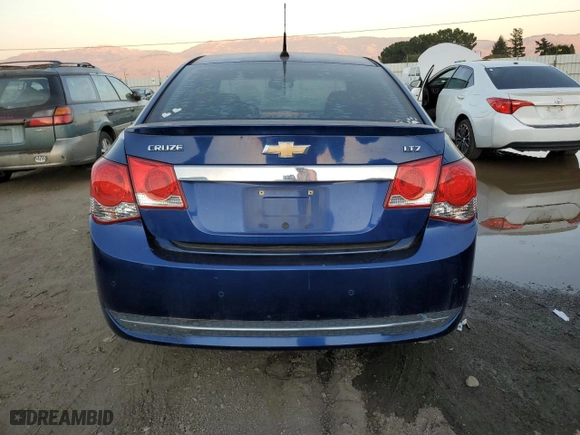 2012 Chevrolet Cruze LTZ with VIN 1G1PH5SC7C7193201, listed as a Copart auction lot 83405314 with 137,083 mi miles and Clean Title. Bid and sale history available at carsss.com. Image 6.