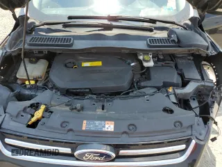 2015 Ford Escape Titanium with VIN 1FMCU0JX7FUA87129, listed as a Copart auction lot 61846965 with 160,044 mi miles and Salvage title. Bid and sale history available at DreamBid. Image 12.