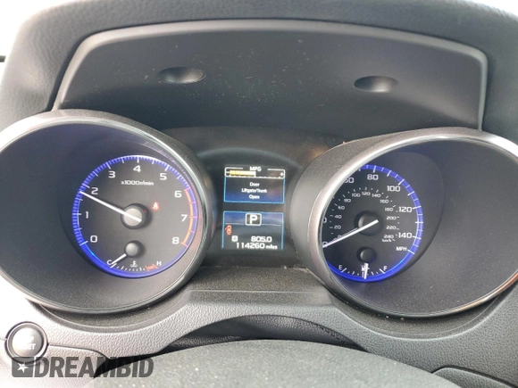 2015 Subaru Outback Premium with VIN 4S4BSACC6F3259593, listed as a Copart auction lot 54944375 with 114,260 mi miles and Salvage Title. Bid and sale history available at DreamBid. Image 9.