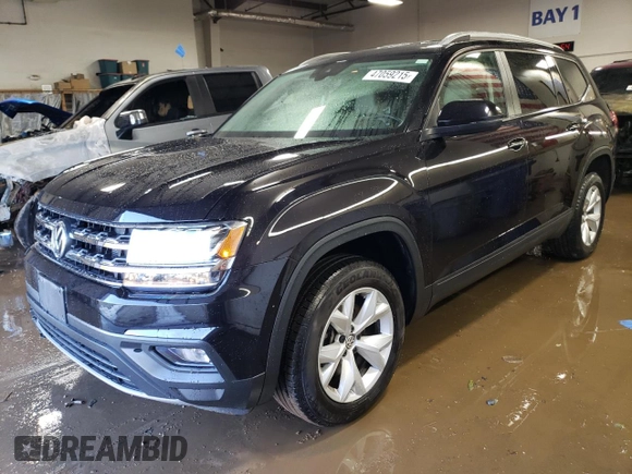 2019 Volkswagen Atlas SE z VIN 1V2UR2CA5KC509346, wystawiony jako Copart lot #47059215 z przebiegiem 54 556 mil mil oraz Szkoda całkowita • Salvage title. Historia ofert i sprzedaży dostępna na DreamBid. Obrazek 1.
