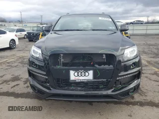 2014 Audi Q7 3.0T S line Prestige with VIN WA1DGAFE7ED008645, listed as a Copart auction lot 48963605 with 32,602 mi miles and Salvage Title. Bid and sale history available at carsss.com. Image 5.