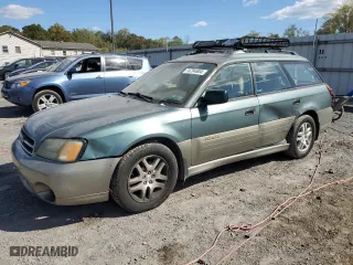 2002 Subaru Legacy Wagon Outback w/All Weather Pkg with VIN 4S3BH675027603756, listed as a Copart auction lot 74794604 with 166,406 mi miles and Salvage Title. Bid and sale history available at carsss.com. Image 1.