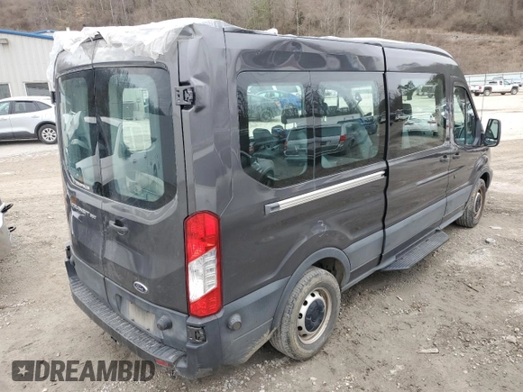 2019 Ford Transit Passenger XL with VIN 1FBAX2CM5KKB18955, listed as a Copart auction lot 48041645 with 65,430 mi miles and Salvage Title. Bid and sale history available at carsss.com. Image 3.