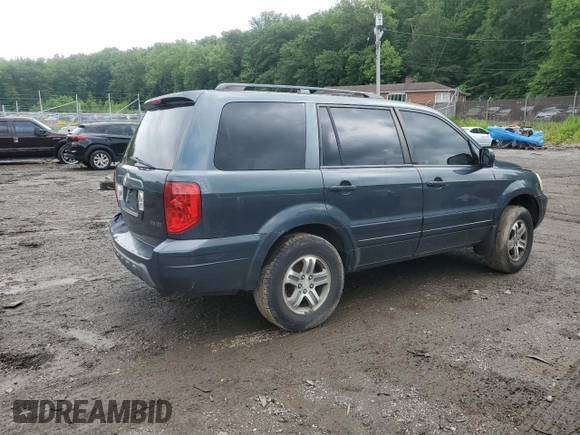 2003 Honda Pilot EX z VIN 2HKYF18523H619553, wystawiony jako Copart lot #58941715 z przebiegiem 281 041 mil mil oraz Szkoda całkowita • Salvage title. Historia ofert i sprzedaży dostępna na DreamBid. Obrazek 3.