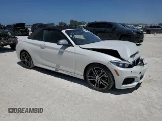 2019 BMW 2 Series M240i with VIN WBA2N1C59K7D55881, listed as a Copart auction lot 52225883 with 26,777 mi miles. Bid and sale history available at carsss.com. Image 4.
