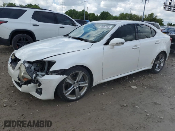 2012 Lexus IS 350 z VIN JTHBE5C24C5030273, wystawiony jako Copart lot #56987965 z przebiegiem 106 957 mil mil oraz Szkoda całkowita • Salvage title. Historia ofert i sprzedaży dostępna na DreamBid. Obrazek 1.
