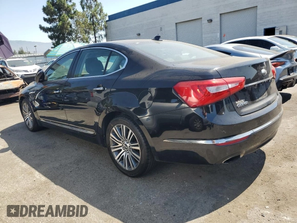 2014 Kia Cadenza Premium with VIN KNALN4D79E5129357, listed as a Copart auction lot 63249684 with 96,664 mi miles and Salvage Title. Bid and sale history available at carsss.com. Image 2.