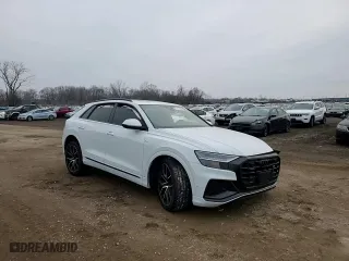 2022 Audi Q8 Premium Plus with VIN WA1EVBF10ND004501, listed as a Copart auction lot 85722194 with 37,592 mi miles and Salvage Title. Bid and sale history available at carsss.com. Image 11.