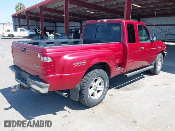 2002 Ford Ranger XL Fleet with VIN 1FTZR45E52PA99708, listed as a IAAI auction lot 42150374 with 271,289 mi miles. Bid and sale history available at carsss.com. Image 4.