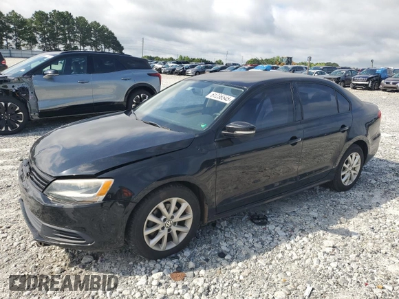 2012 Volkswagen Jetta SE with VIN 3VWDX7AJ3CM114196, listed as a Copart auction lot 61236545 with 128,893 mi miles and Salvage title. Bid and sale history available at DreamBid. Image 1.