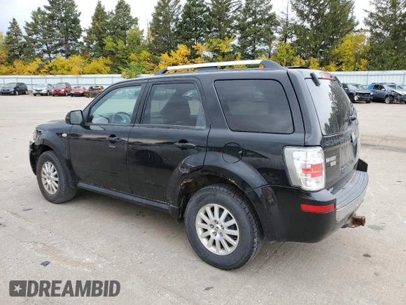 2009 Mercury Mariner Premier with VIN 4M2CU97G39KJ24297, listed as a Copart auction lot 77472674 with 153,316 mi miles and Salvage Title. Bid and sale history available at carsss.com. Image 2.
