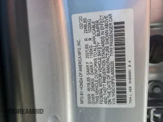 2020 Honda Accord Touring with VIN 1HGCV3F91LA006220, listed as a Copart auction lot 47974155 with 96,999 mi miles and Salvage title. Bid and sale history available at DreamBid. Image 12.