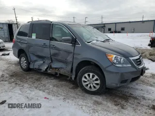 2010 Honda Odyssey EX with VIN 5FNRL3H49AB042452, listed as a Copart auction lot 45664325 with 76,521 mi miles and Salvage Title. Bid and sale history available at carsss.com. Image 4.