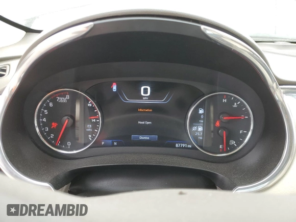2022 Chevrolet Malibu Premier with VIN 1G1ZE5SX4NF194254, listed as a Copart auction lot 88919235 with 87,791 mi miles and Salvage Title. Bid and sale history available at DreamBid. Image 9.