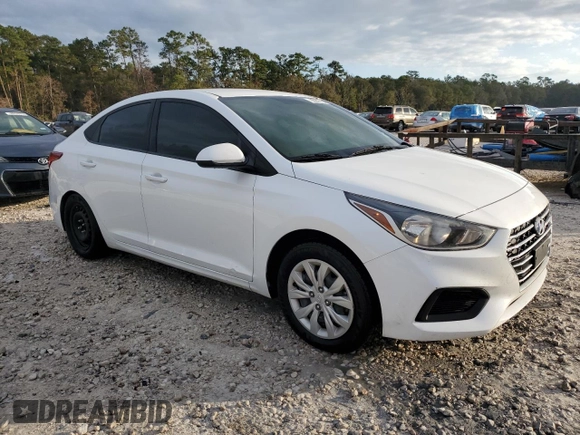 2022 Hyundai Accent SE with VIN 3KPC24A6XNE155218, listed as a Copart auction lot 85602134 with 60,007 mi miles and Salvage Title. Bid and sale history available at carsss.com. Image 4.