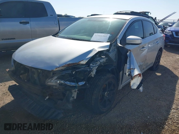 2014 Nissan Sentra SV with VIN 3N1AB7AP3EY203015, listed as a IAAI auction lot 41966401 with 137,269 mi miles and . Bid and sale history available at DreamBid. Image 2.
