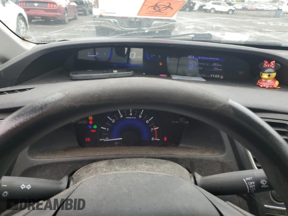 2015 Honda Civic Sedan LX with VIN 19XFB2E55FE071473, listed as a Copart auction lot 49604395 with 255,389 mi miles and Salvage Title. Bid and sale history available at carsss.com. Image 9.