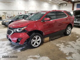 2020 Chevrolet Equinox LT with VIN 3GNAXVEXXLS595723, listed as a Copart auction lot 50506915 with 53,077 mi miles and Salvage Title. Bid and sale history available at carsss.com. Image 1.
