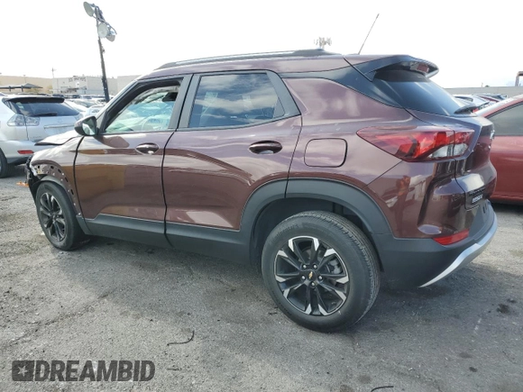 2022 Chevrolet TrailBlazer LT with VIN KL79MPS28NB026406, listed as a Copart auction lot 42193195 with Not Provided miles and Salvage Title. Bid and sale history available at carsss.com. Image 2.