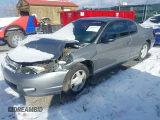 2006 Chevrolet Monte Carlo LS with VIN 2G1WJ15KX69252434, listed as a IAAI auction lot 40969669 with 232,030 mi miles. Bid and sale history available at carsss.com. Image 2.