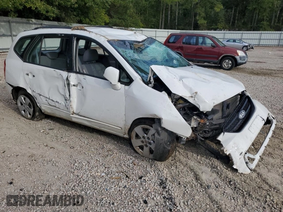 2009 Kia Rondo LX Base with VIN KNAFG528397259136, listed as a Copart auction lot 75529894 with 110,680 mi miles and Salvage Title. Bid and sale history available at carsss.com. Image 4.