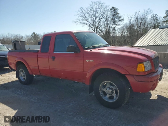 2001 Ford Ranger XL Fleet with VIN 1FTZR15E41TA76313, listed as a Copart auction lot 49707725 with 170,609 mi miles and Clean Title. Bid and sale history available at DreamBid. Image 4.