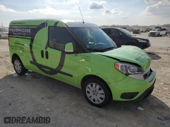 2021 Ram ProMaster City Cargo Tradesman SLT with VIN ZFBHRFBB9M6U48933, listed as a Copart auction lot 43984095 with 84,198 mi miles and Non Repairable. Bid and sale history available at DreamBid. Image 4.