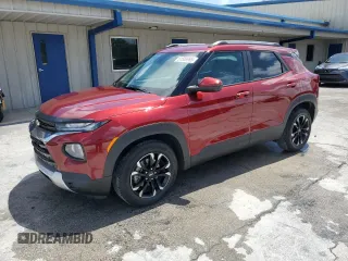 2022 Chevrolet TrailBlazer LT with VIN KL79MPSL0NB068853, listed as a Copart auction lot 51506965 with 53,849 mi miles and Salvage Title. Bid and sale history available at carsss.com. Image 1.
