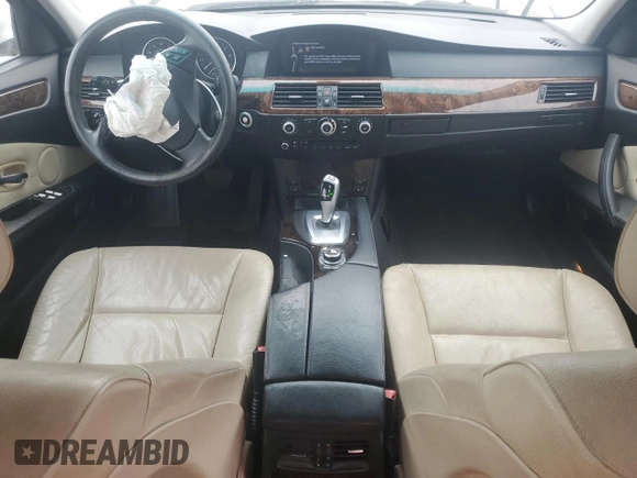 2010 BMW 5 Series 528i xDrive with VIN WBANV1C50AC445727, listed as a Copart auction lot 86628664 with 204,199 mi miles and Salvage Title. Bid and sale history available at carsss.com. Image 8.