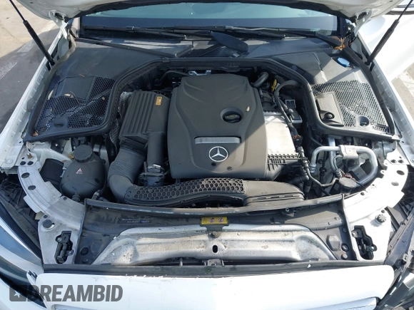 2017 Mercedes-Benz C 300 with VIN 55SWF4JB6HU210940, listed as a IAAI auction lot 41482598 with 101,135 mi miles and . Bid and sale history available at DreamBid. Image 9.