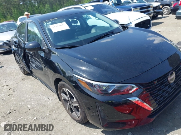 2024 Nissan Sentra SV with VIN 3N1AB8CV0RY379690, listed as a IAAI auction lot 42102042 with 12,099 mi miles and . Bid and sale history available at DreamBid. Image 1.