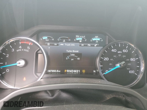 2017 Ford F-250 Lariat with VIN 1FT7W2BT9HED25129, listed as a Copart auction lot 62985215 with 97,950 mi miles and Clean title. Bid and sale history available at DreamBid. Image 9.