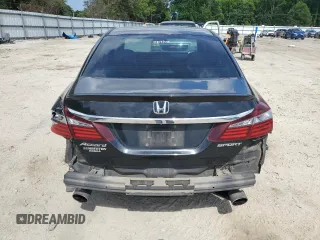 2016 Honda Accord Sport with VIN 1HGCR2F59GA077697, listed as a Copart auction lot 61050615 with 148,033 mi miles and Salvage title. Bid and sale history available at DreamBid. Image 6.