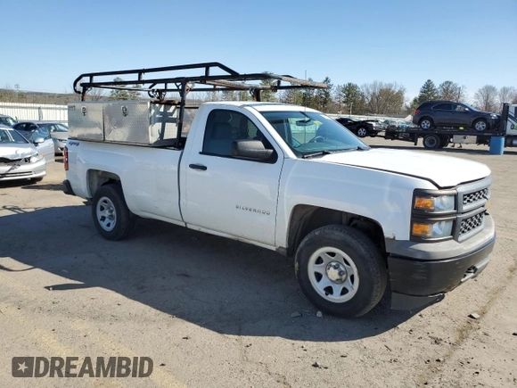 2014 Chevrolet Silverado 1500 Work Truck with VIN 1GCNKPEH3EZ400631, listed as a Copart auction lot 48636255 with 98,219 mi miles and Clean Title. Bid and sale history available at DreamBid. Image 4.