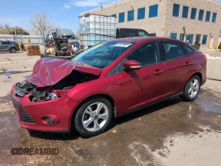2013 Ford Focus SE with VIN 1FADP3F25DL104923, listed as a Copart auction lot 52537065 with 93,749 mi miles and Salvage Title. Bid and sale history available at carsss.com. Image 1.