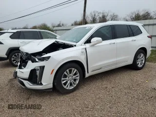 2021 Cadillac XT6 Luxury with VIN 1GYKPAR46MZ132157, listed as a Copart auction lot 83911054 with 59,473 mi miles and Clean Title. Bid and sale history available at carsss.com. Image 1.