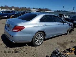 2018 Mercedes-Benz E with VIN WDDZF4KB0JA308167, listed as a Copart auction lot 49992405 with Not Provided miles and Salvage Title. Bid and sale history available at carsss.com. Image 3.