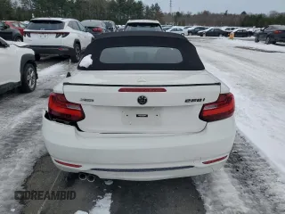 2016 BMW 2 Series 228i xDrive with VIN WBA1L9C57GV325066, listed as a Copart auction lot 44158955 with 114,476 mi miles and Salvage Title. Bid and sale history available at carsss.com. Image 6.