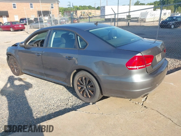 2013 Volkswagen Passat S with VIN 1VWAP7A31DC022348, listed as a IAAI auction lot 42666484 with 174,540 mi miles and . Bid and sale history available at DreamBid. Image 3.