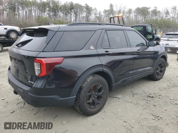2022 Ford Explorer Timberline with VIN 1FMSK8JH2NGB08216, listed as a Copart auction lot 49431245 with 48,915 mi miles and Salvage Title. Bid and sale history available at carsss.com. Image 3.