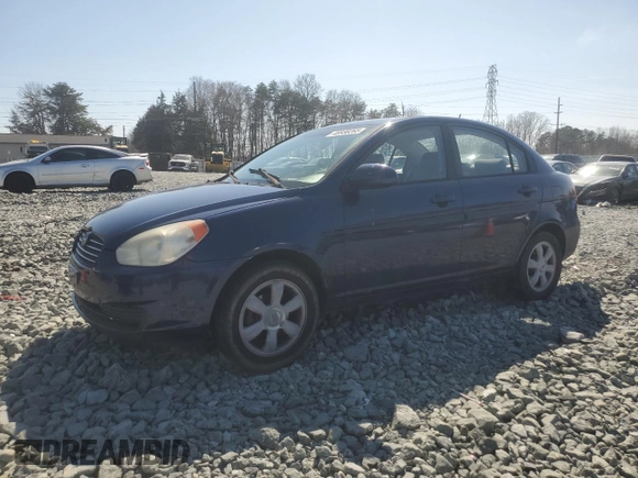 2006 Hyundai Accent GLS with VIN KMHCN46C56U042703, listed as a Copart auction lot 48938265 with 167,661 mi miles and Salvage Title. Bid and sale history available at carsss.com. Image 1.