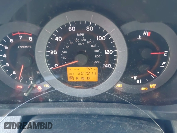 2007 Toyota RAV4 Sport with VIN JTMBD32V375122002, listed as a IAAI auction lot 41229521 with 307,911 mi miles. Bid and sale history available at carsss.com. Image 7.