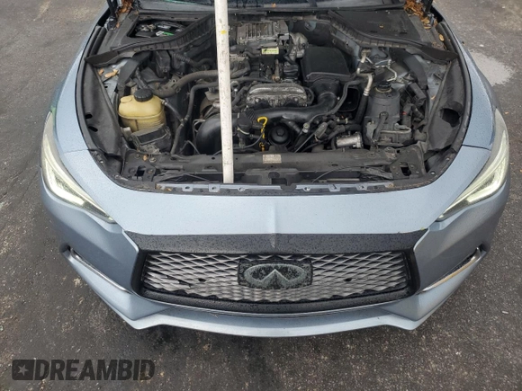 2017 Infiniti Q60 2.0t with VIN JN1CV7EL9HM320239, listed as a Copart auction lot 55183745 with 110,525 mi miles and Clean Title. Bid and sale history available at DreamBid. Image 11.