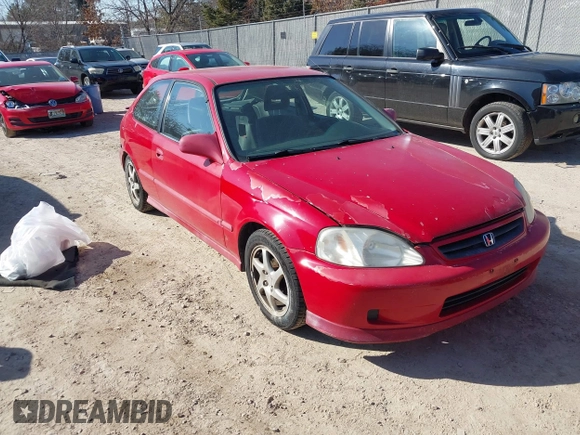 2000 Honda Civic DX with VIN 2HGEJ634XYH107389, listed as a IAAI auction lot 41787868 with 150,181 mi miles. Bid and sale history available at carsss.com. Image 1.