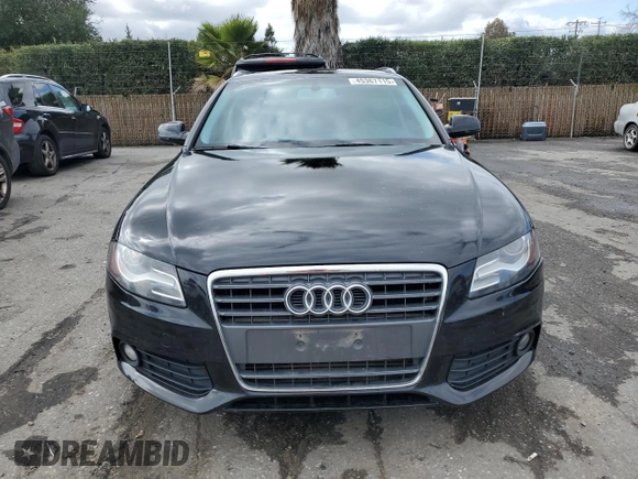 2011 Audi A4 Premium Plus with VIN WAUWFAFL4BA174485, listed as a Copart auction lot 45367115 with 160,394 mi miles and Salvage title. Bid and sale history available at DreamBid. Image 5.