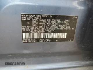 2008 Toyota RAV4 Limited with VIN JTMBD31V186089594, listed as a Copart auction lot 60810305 with 198,261 mi miles and Salvage title. Bid and sale history available at DreamBid. Image 12.